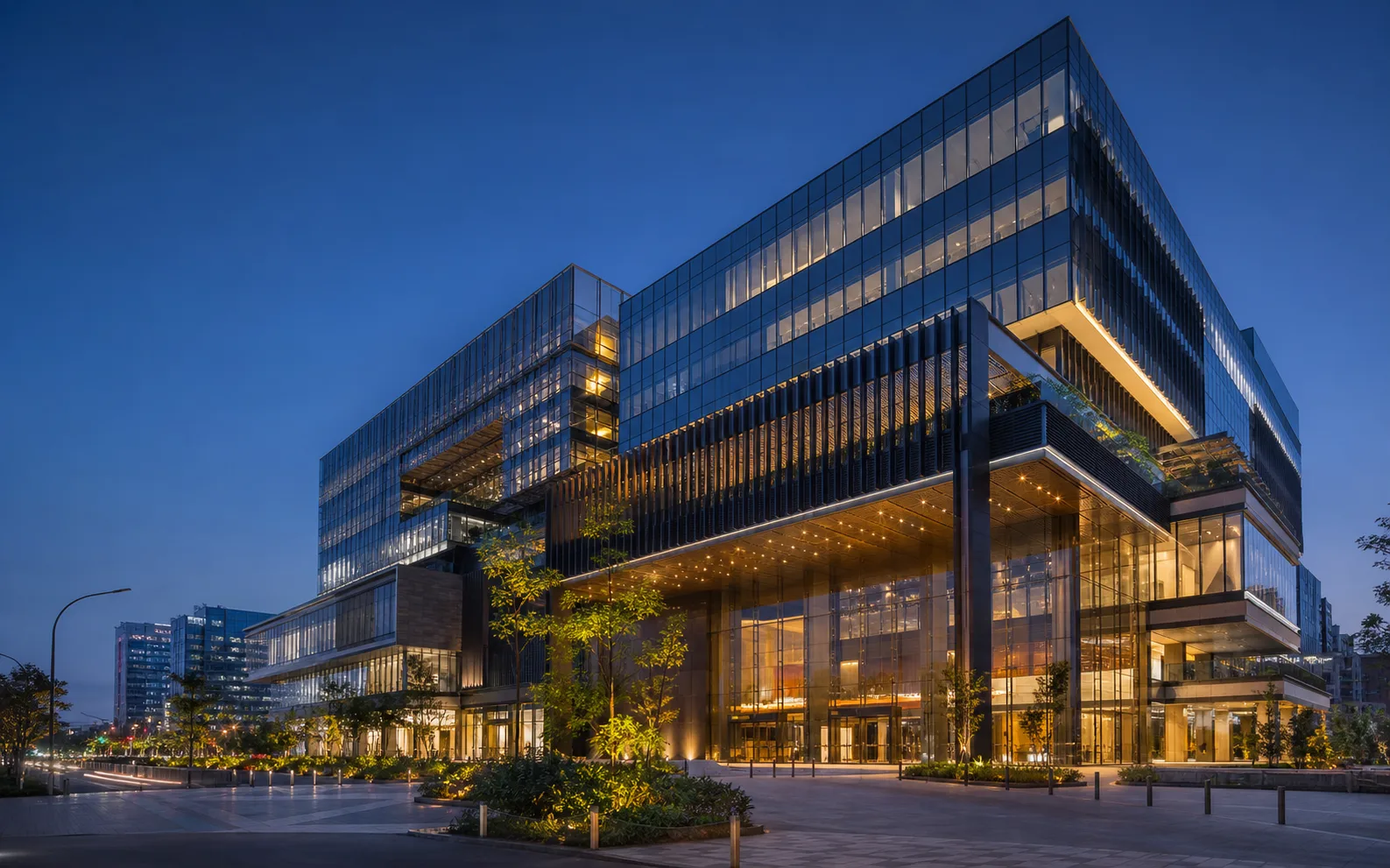 Modern commercial office investment property
